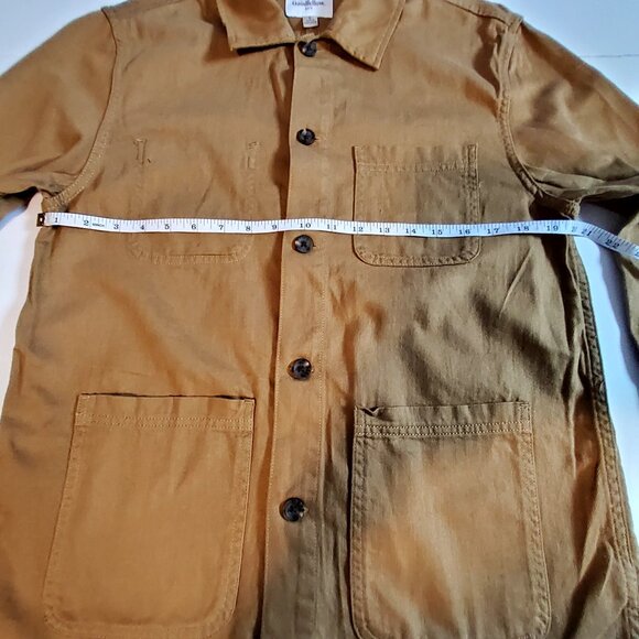 Goodfellow & Co Mens Brown Utility Jacket Size M CottonButton-up front design - Picture 3 of 8